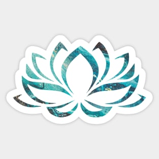 Abstract - Lotus Flower Sticker